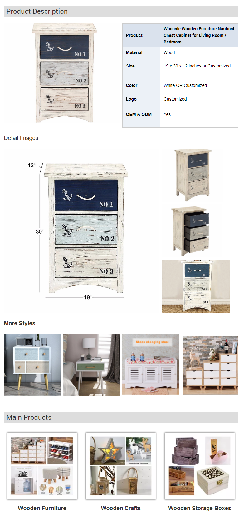 Modern Wood Ladder Wall Storage Display Shelf with.png