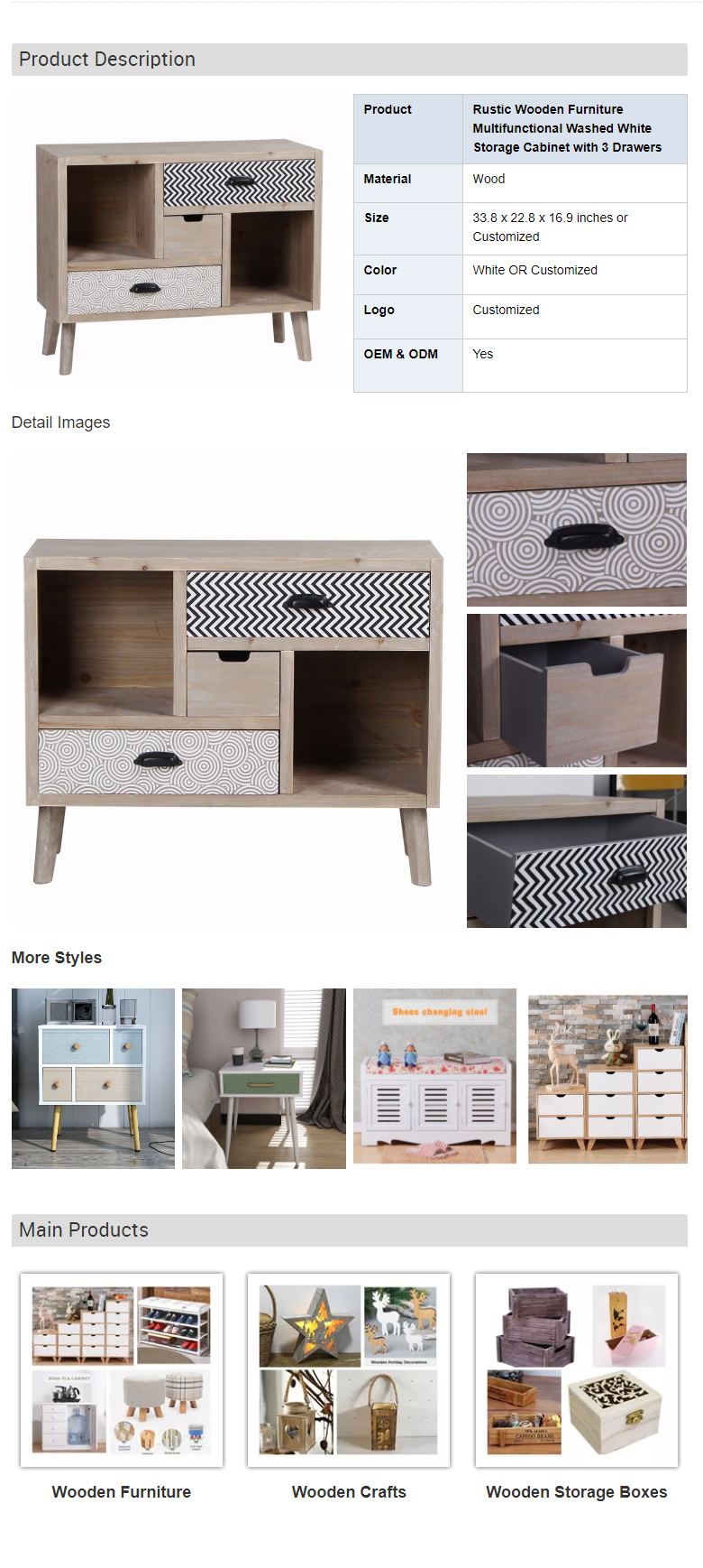 Modern Wood Ladder Wall Storage Display Shelf with.png